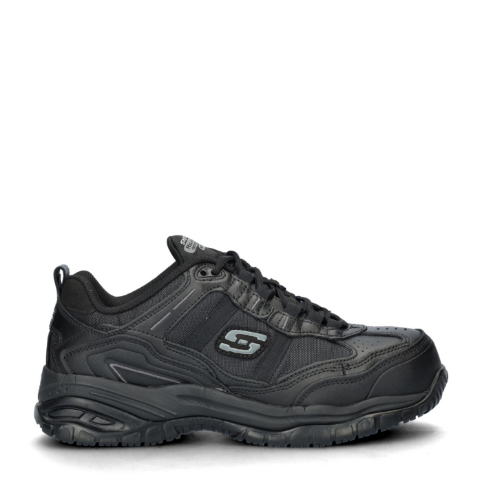 Skechers Work Soft Stride lage sneakers – Zwart