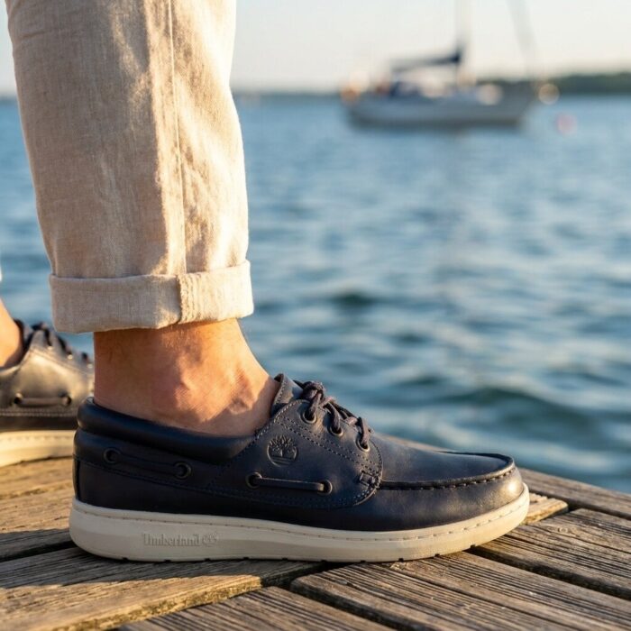 Timberland Portofino Pier Bootschoenen blauw Leer