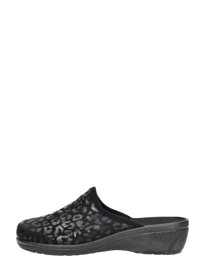 Comfort Plus Pantoffels Open – Zwart