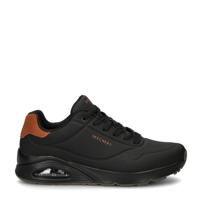 Skechers Uno lage sneakers – Zwart