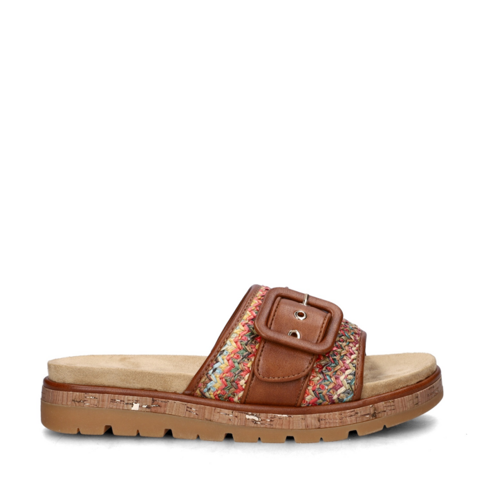 Marco Tozzi slippers – Beige