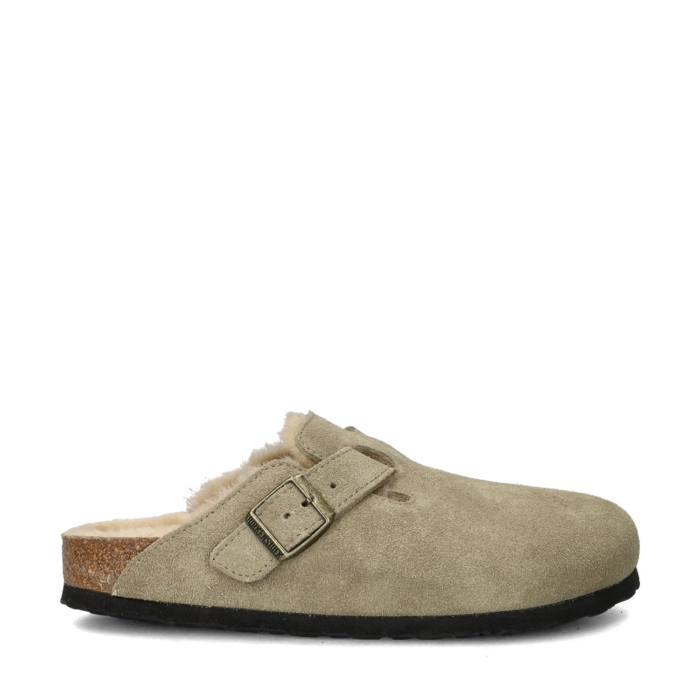 Birkenstock Boston Shearling instapschoenen – Bruin