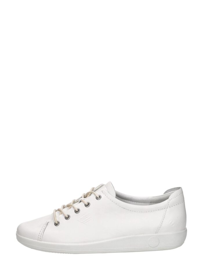 ECCO Soft 2.0 veterschoenen – Wit