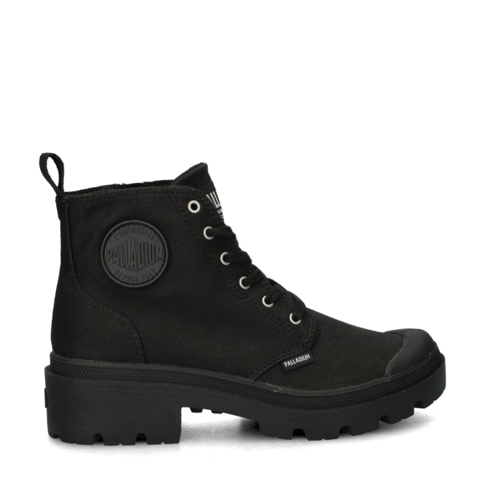 Palladium Pallabase Twill veterboots – Zwart