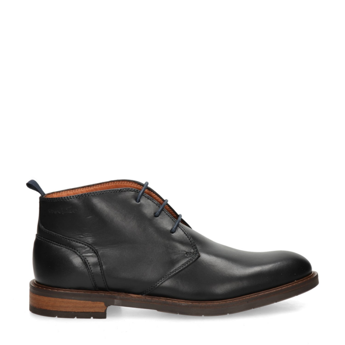 Van Lier Boston hoge nette schoenen – Zwart