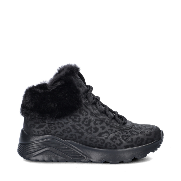 Skechers Uno Lite hoge sneakers – Zwart
