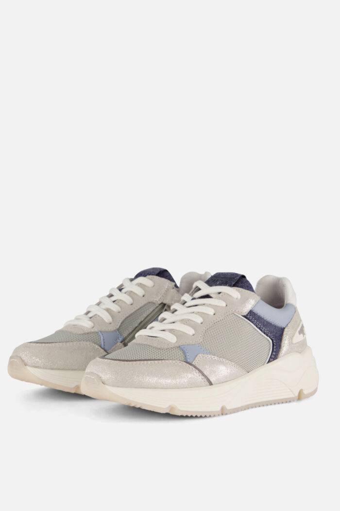 Giga Moon Mist Sneakers zilver Leer