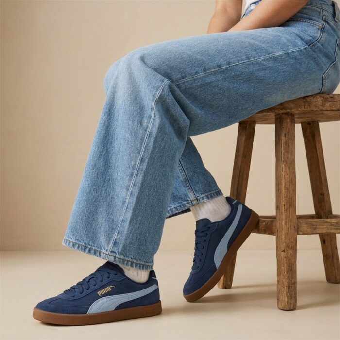 Puma Club II Era Sneakers blauw Suede