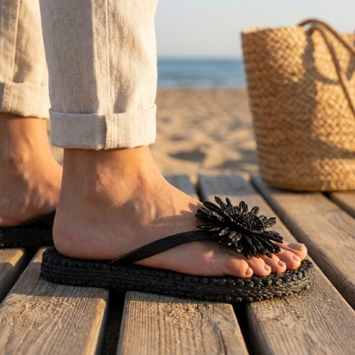 Ilse Jacobsen Ilse Jacobsen Slippers Zwart Rubber