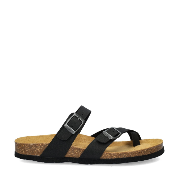 Nelson slippers – Zwart