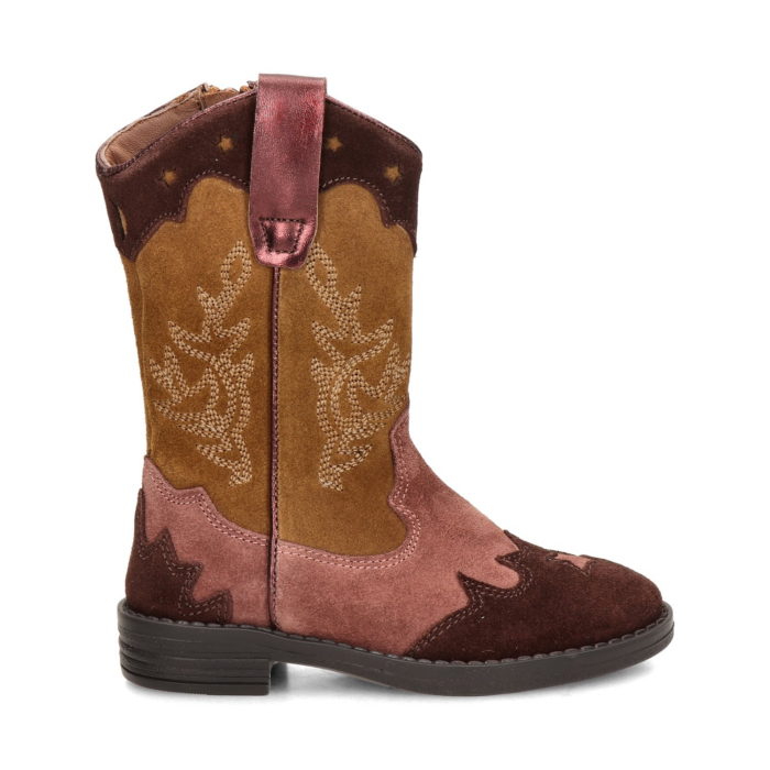 Nelson Kids cowboylaarzen – Cognac
