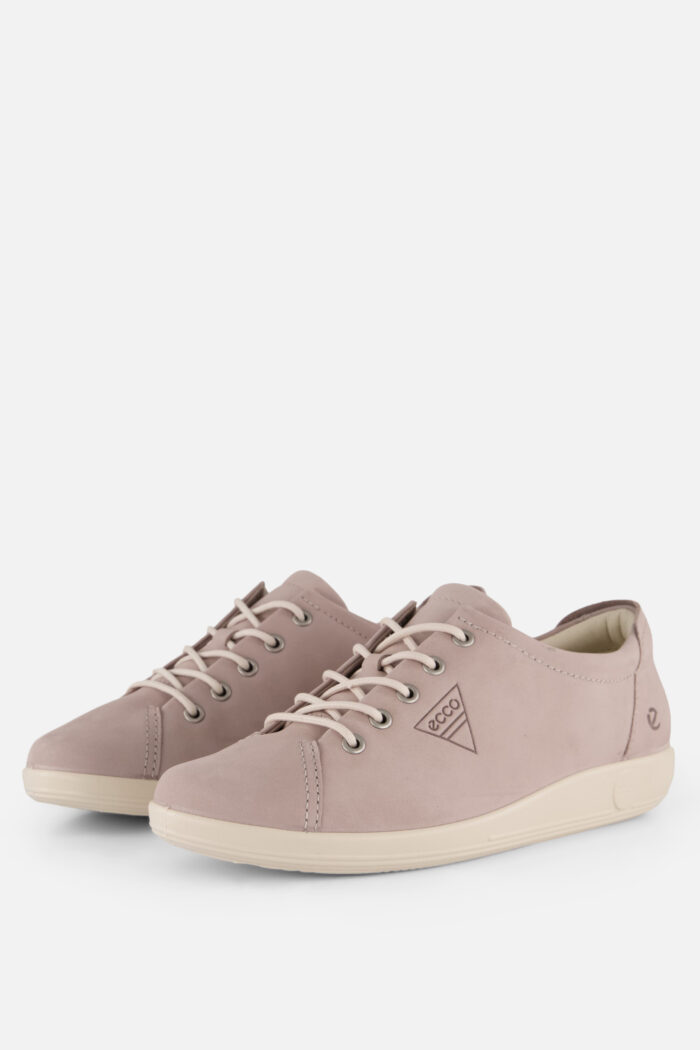 ECCO Soft 2.0 Sneakers grijs Nubuck