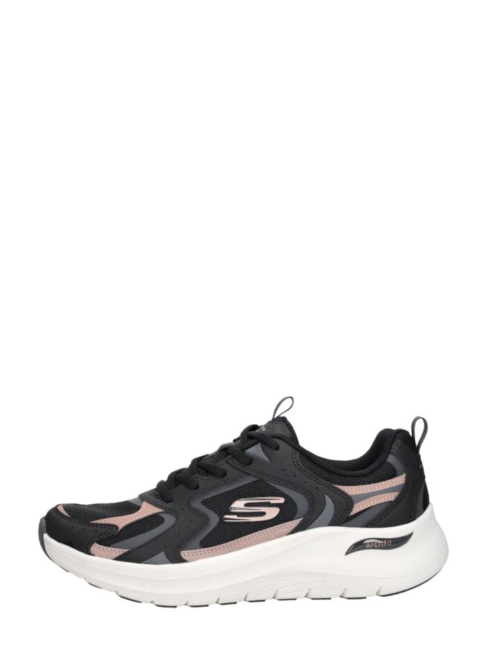 Skechers Arch Fit 2.0 Vintage Luxe Sneakers zwart