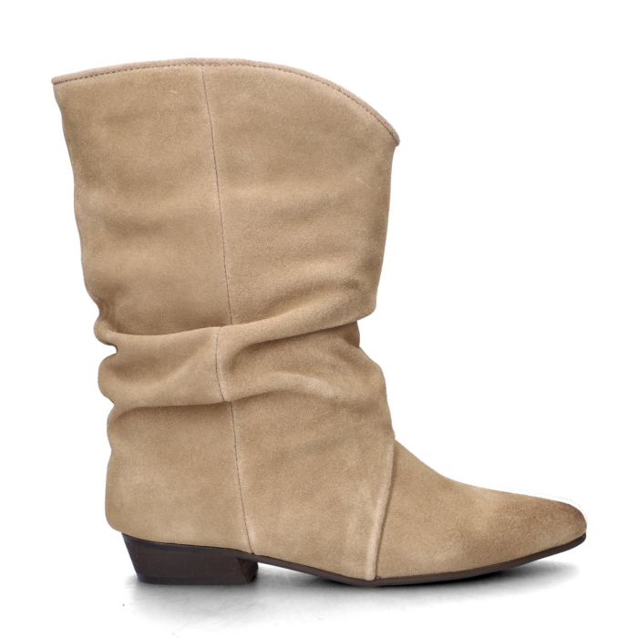 Shoecolate rits- & gesloten boots – Beige