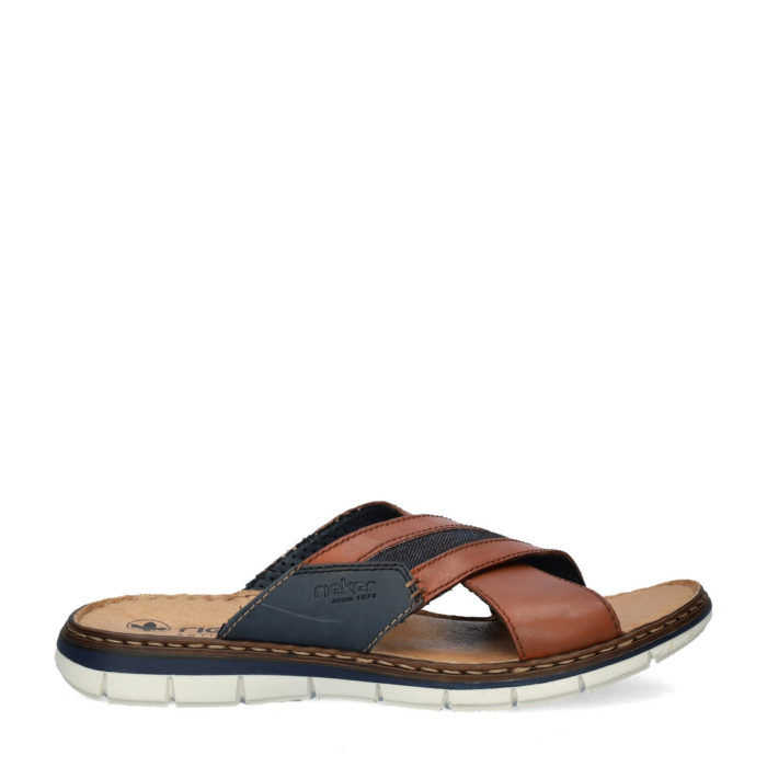 Rieker slippers – Cognac