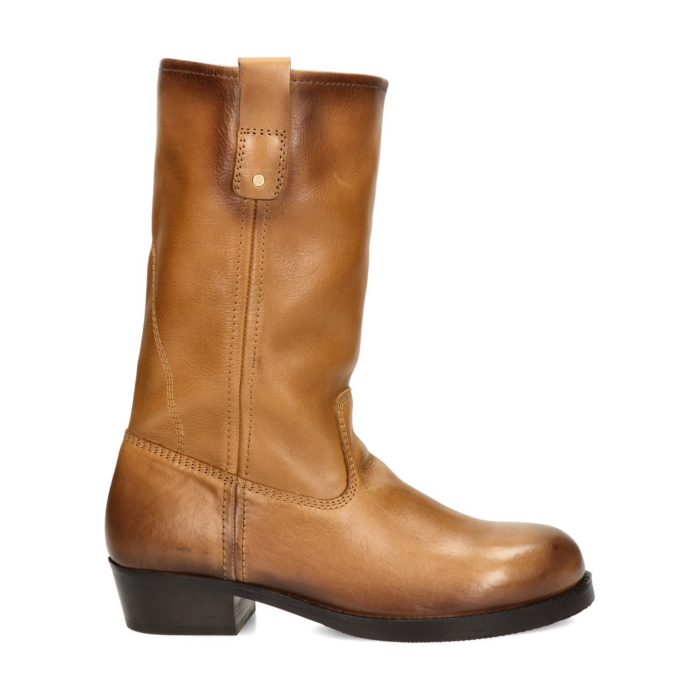Bronx Ky-Ley rits- & gesloten boots – Cognac