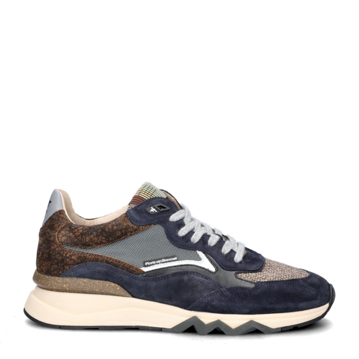 Floris van Bommel De Zager lage sneakers – Blauw