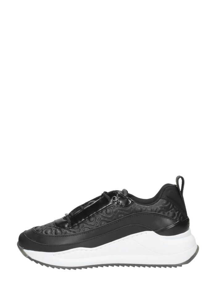 Calvin Klein Chunky Internal Wedge Mono Mix – Zwart