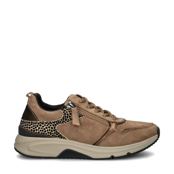 Gabor Rollingsoft lage sneakers – Beige