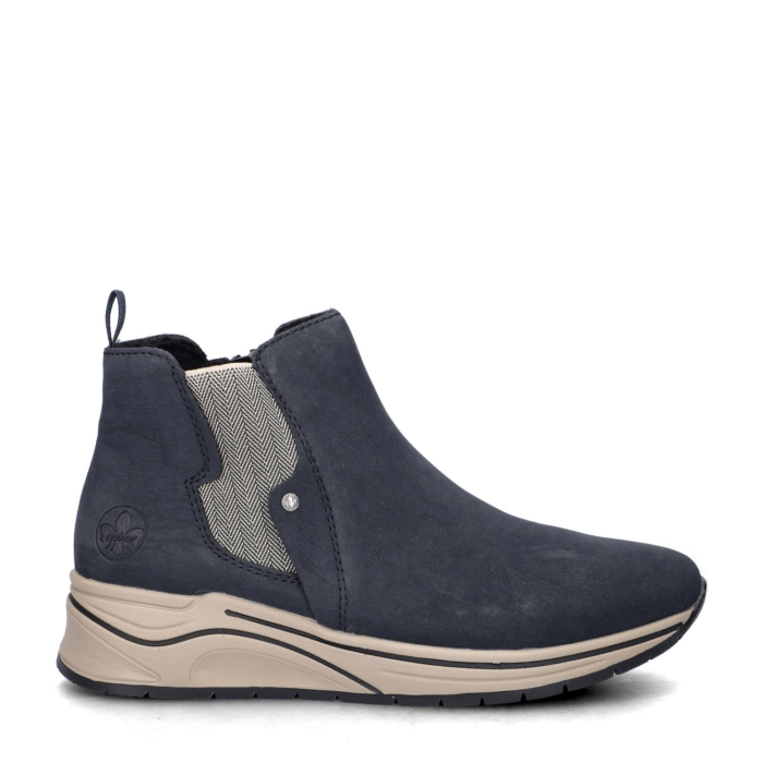 Rieker enkellaarsjes – Blauw