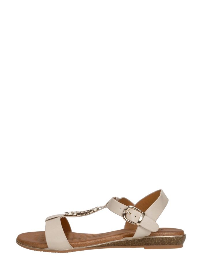Sub55 Sandalen Plat – Beige