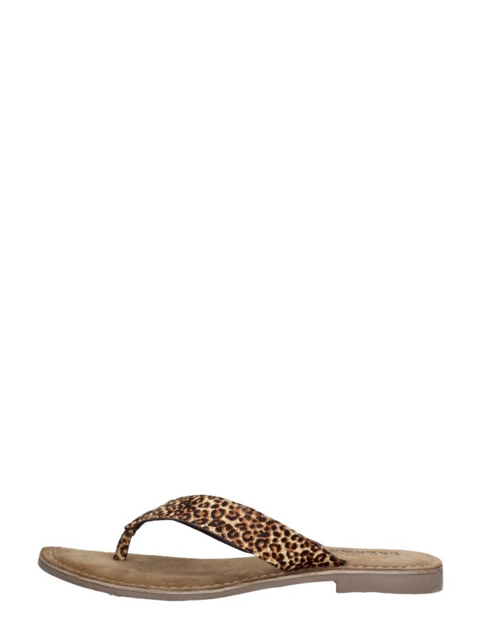 Lazamani Dames Slippers – Cognac
