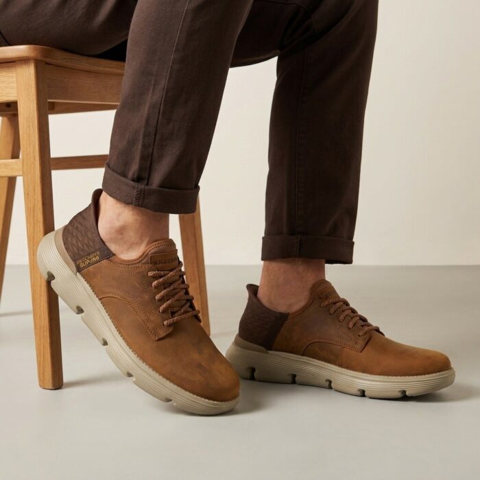 Skechers Garza Gervin Slip-ins Instappers bruin