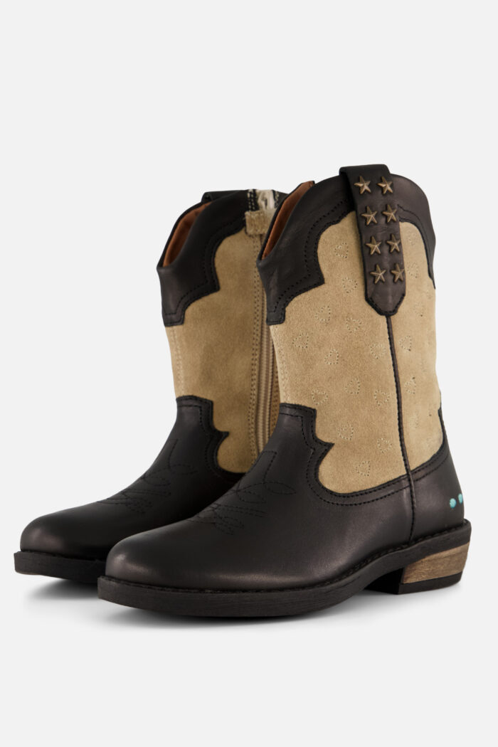 Bunnies JR BunniesJR Romee Rodeo Cowboylaarzen zwart Leer