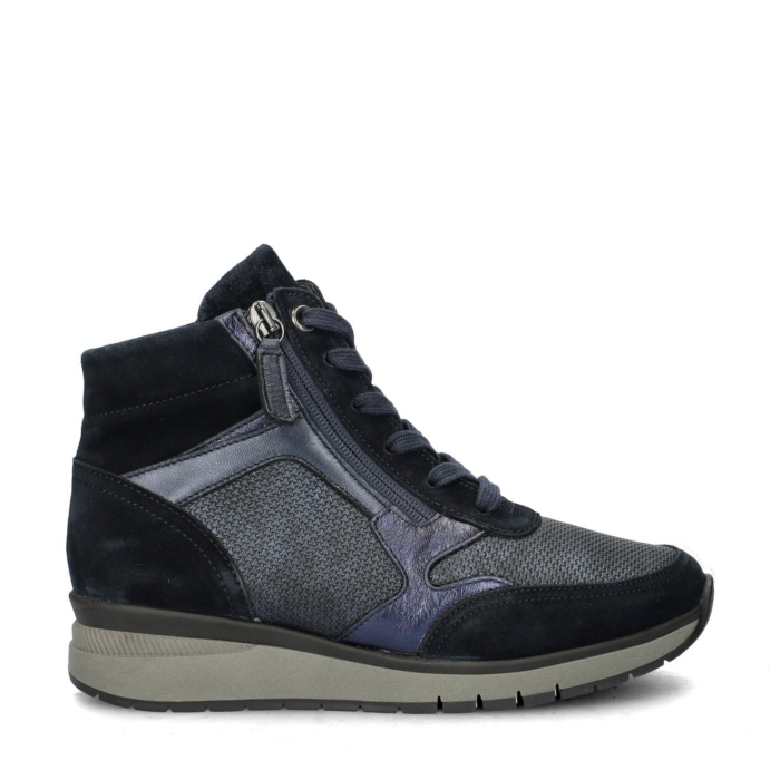 Gabor Comfort Optifit hoge sneakers – Blauw