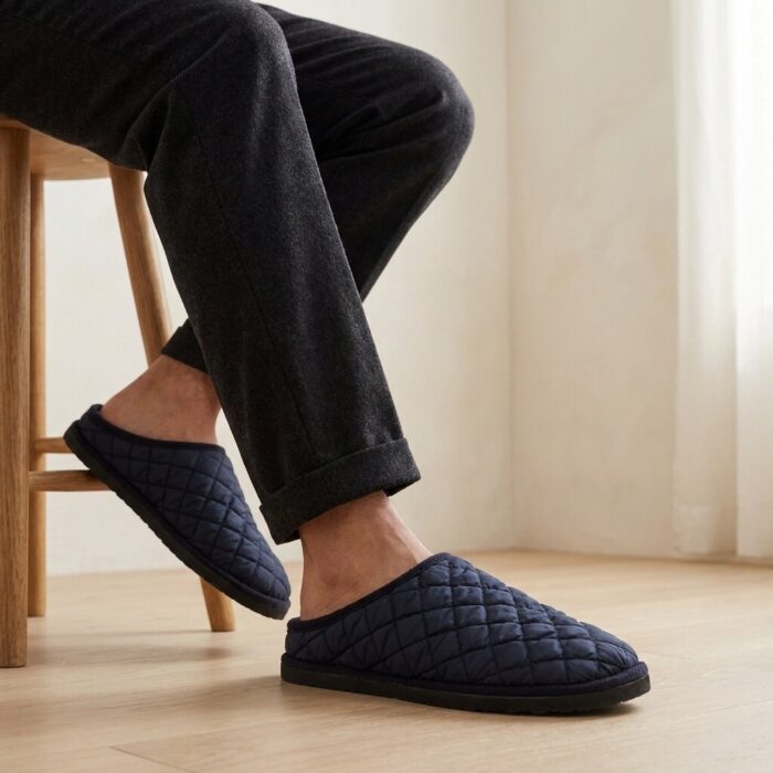 Basicz Pantoffels blauw Textiel