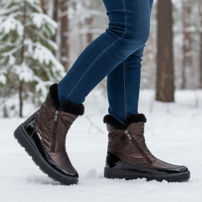 Antarctica Snowboots bruin Nylon