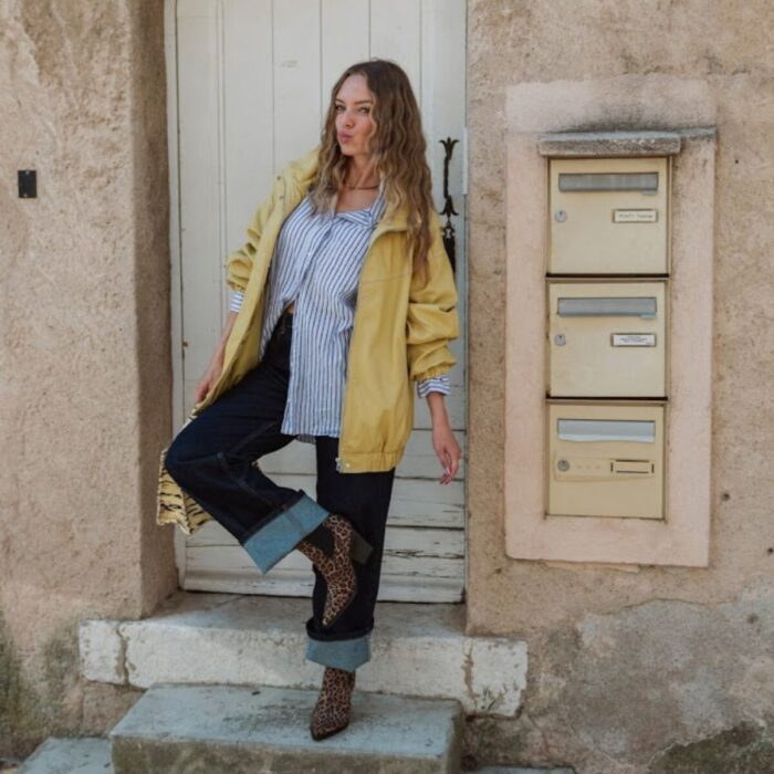 POSH by Poelman Posh by Poelman Chelsea boots met hak bruin Pu