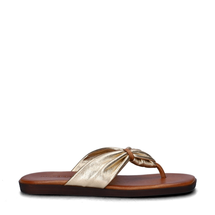 Nelson slippers – Goud