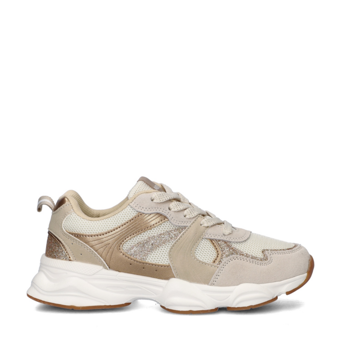 Nelson Kids lage sneakers – Beige