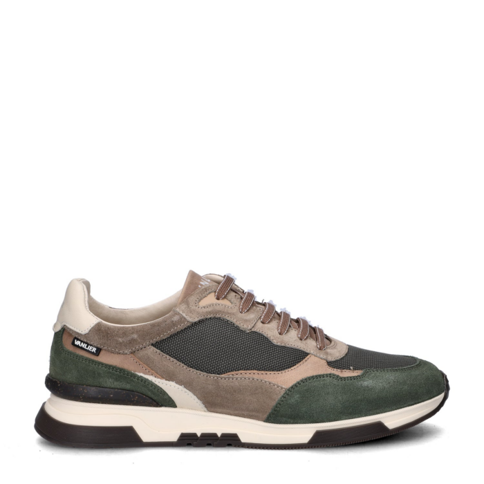 Van Lier Romeo lage sneakers – Groen