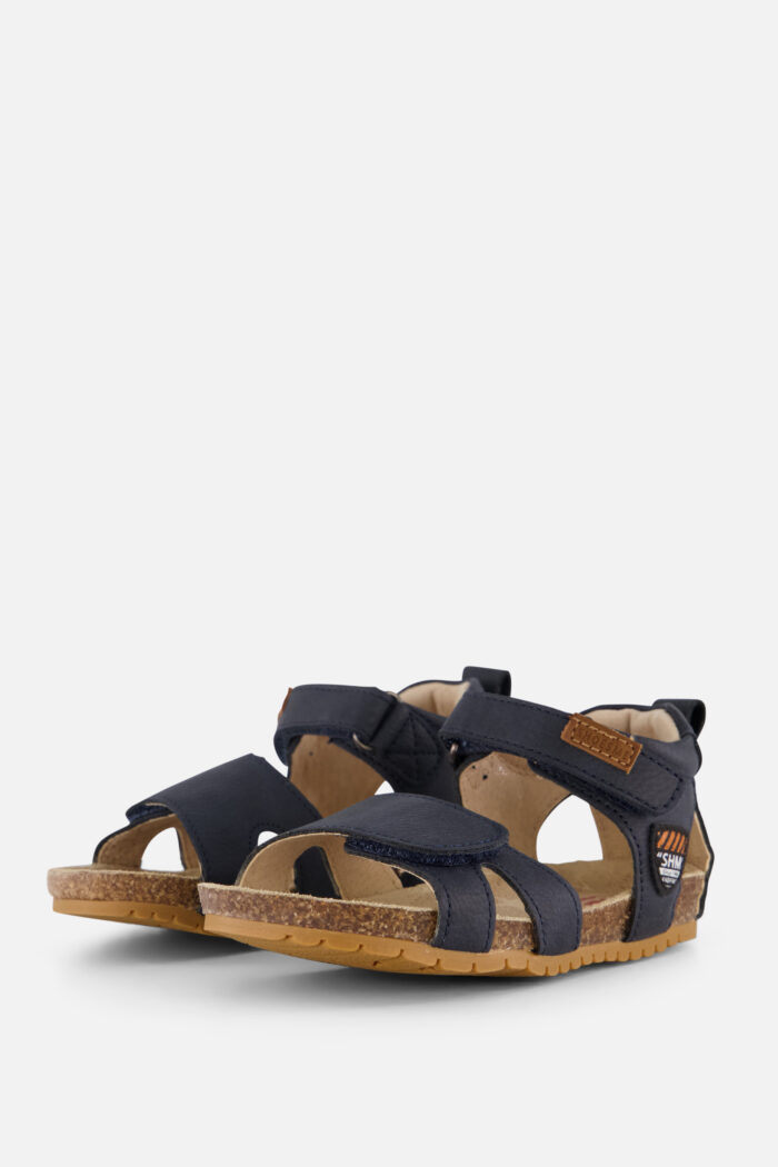 Shoesme Bio Sandalen blauw Leer