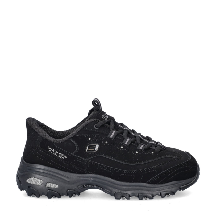 Skechers Hands Free Sip-Ins D’Lites instapschoenen – Zwart