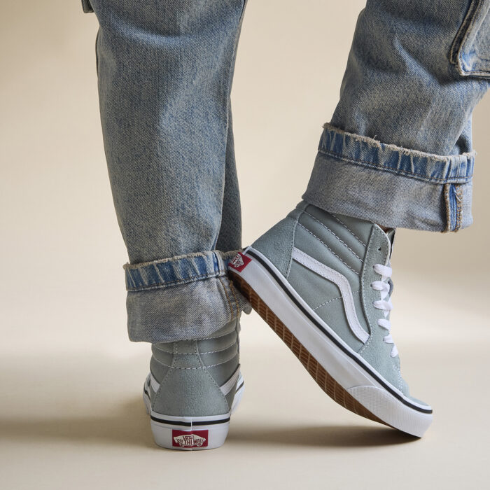 Vans Sk8-Hi Sneakers grijs Canvas