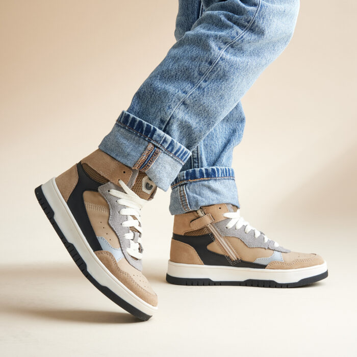 Muyters Sneakers beige Leer
