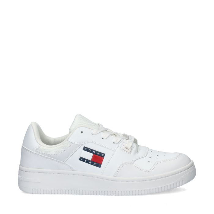 Tommy Jeans Retro Basket Essential lage sneakers – Wit