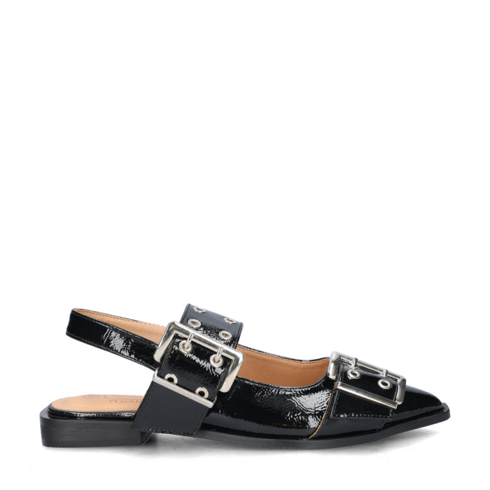 Nelson ballerinas & instappers – Zwart