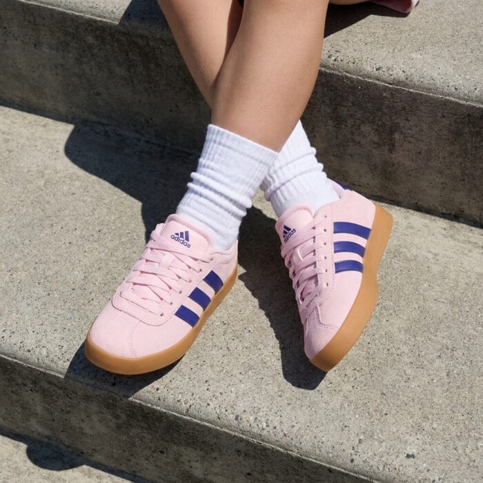 Adidas VL Court 3.0 Sneakers roze Suede