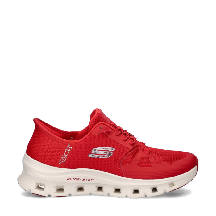 Skechers Hands Free Slip-Ins Glide lage sneakers – Rood