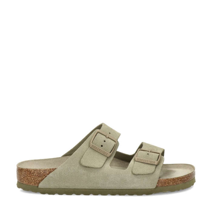 Birkenstock Arizona Suede sandalen – Bruin