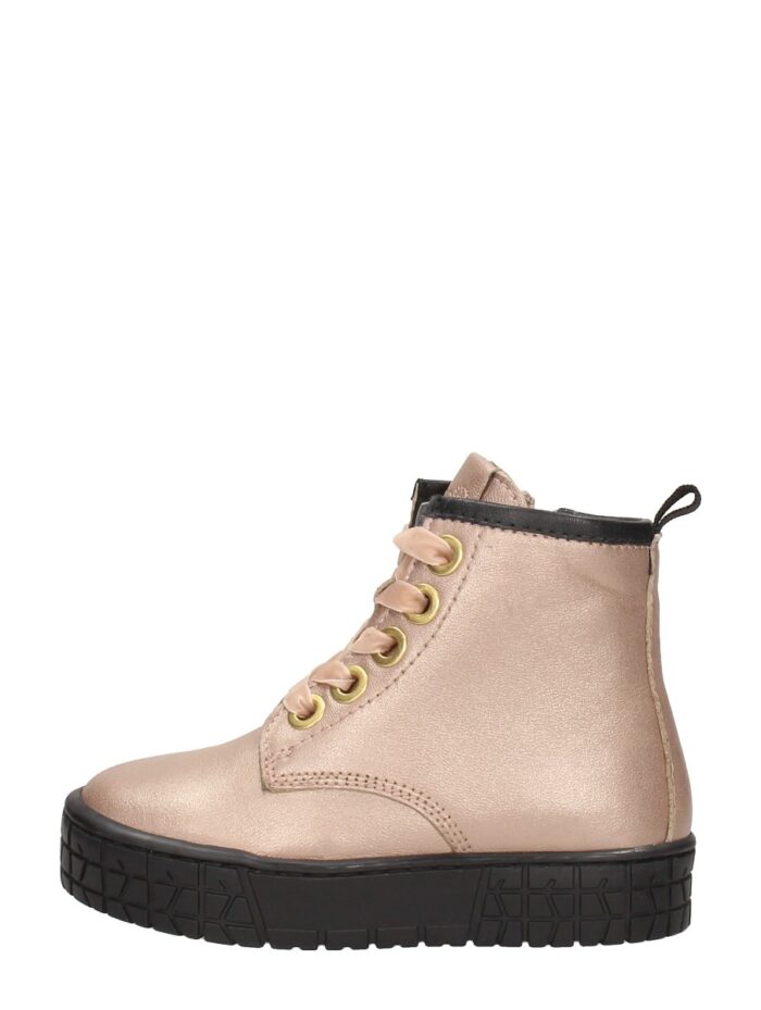 Keq Meisjes Veterschoenen – Champagne
