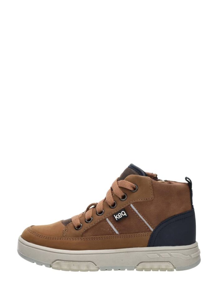 Keq Veterschoenen Hoog – Cognac
