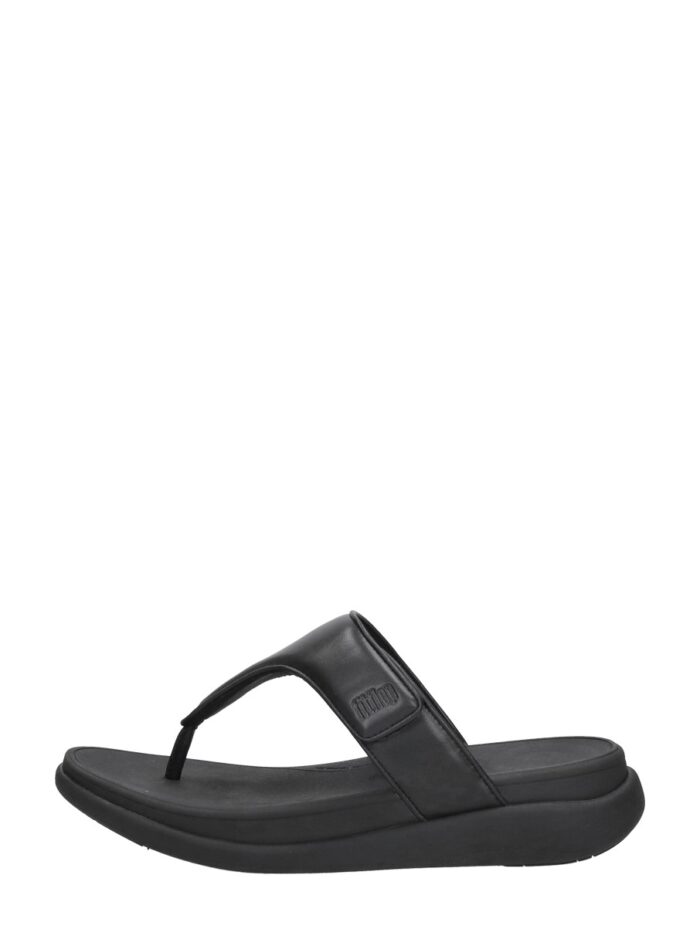 FitFlop F-mode Go Adjustable Flatform Sandals – Zwart