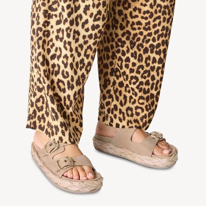 tamaris Slippers beige Leer