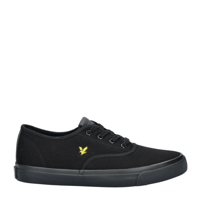 Lyle & Scott Wick lage sneakers – Zwart