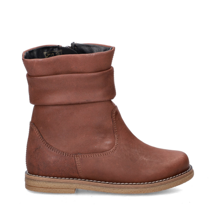 Nelson Kids rits- & gesloten boots – Cognac
